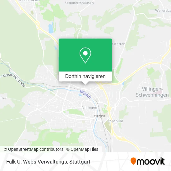 Falk U. Webs Verwaltungs Karte