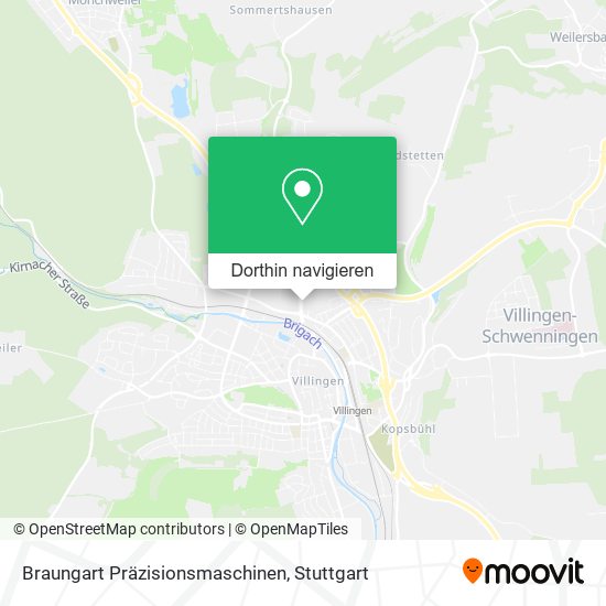 Braungart Präzisionsmaschinen Karte