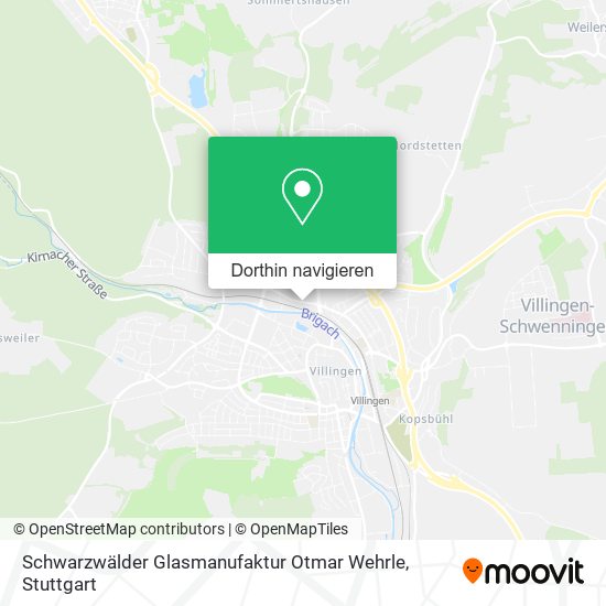 Schwarzwälder Glasmanufaktur Otmar Wehrle Karte