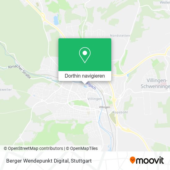 Berger Wendepunkt Digital Karte