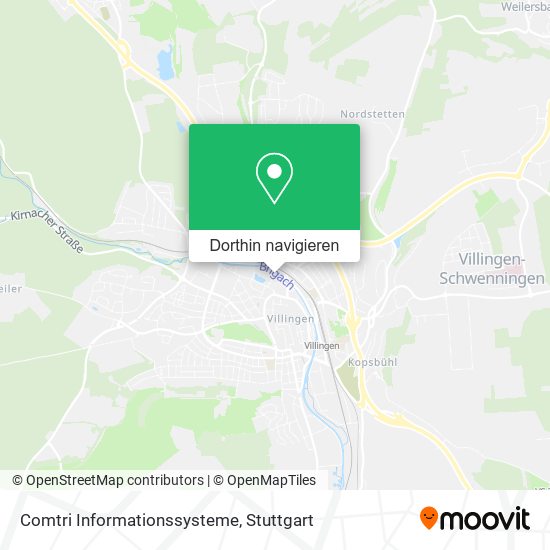 Comtri Informationssysteme Karte