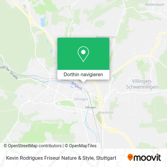 Kevin Rodrigues Friseur Nature & Style Karte