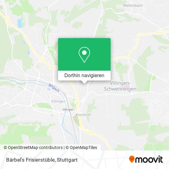 Bärbel's Frisierstüble Karte