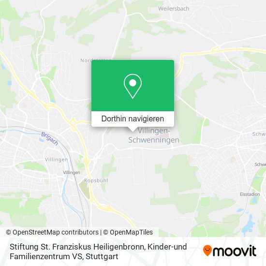 Stiftung St. Franziskus Heiligenbronn, Kinder-und Familienzentrum VS Karte