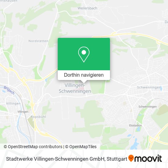 Stadtwerke Villingen-Schwenningen GmbH Karte