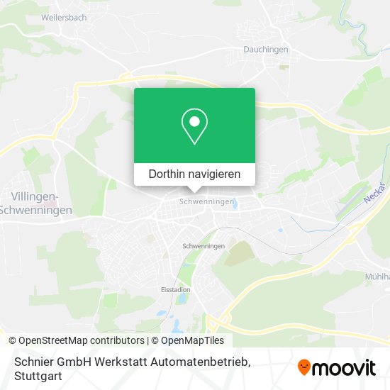 Schnier GmbH Werkstatt Automatenbetrieb Karte