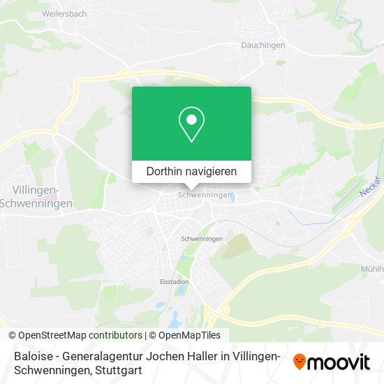 Baloise - Generalagentur Jochen Haller in Villingen-Schwenningen Karte