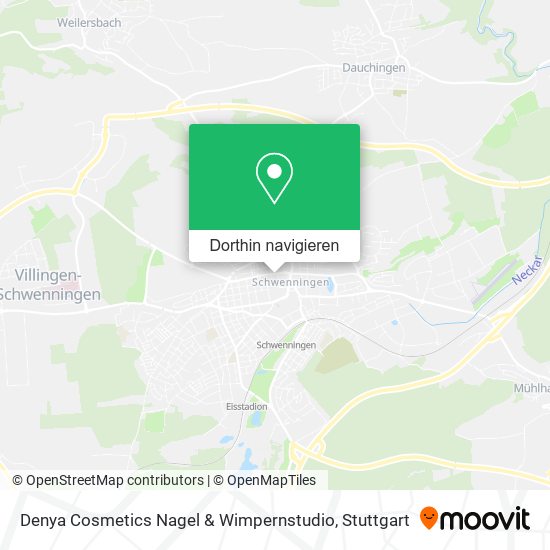 Denya Cosmetics Nagel & Wimpernstudio Karte
