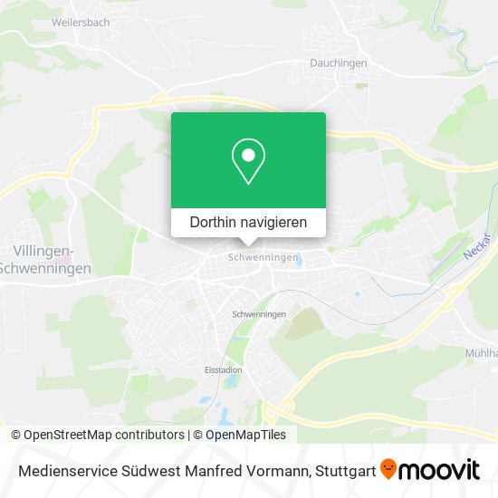 Medienservice Südwest Manfred Vormann Karte