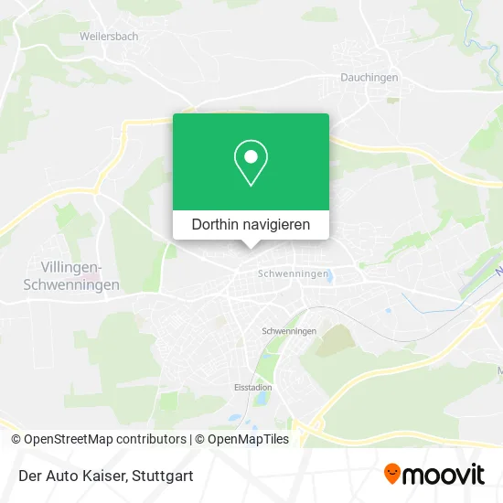 Der Auto Kaiser Karte