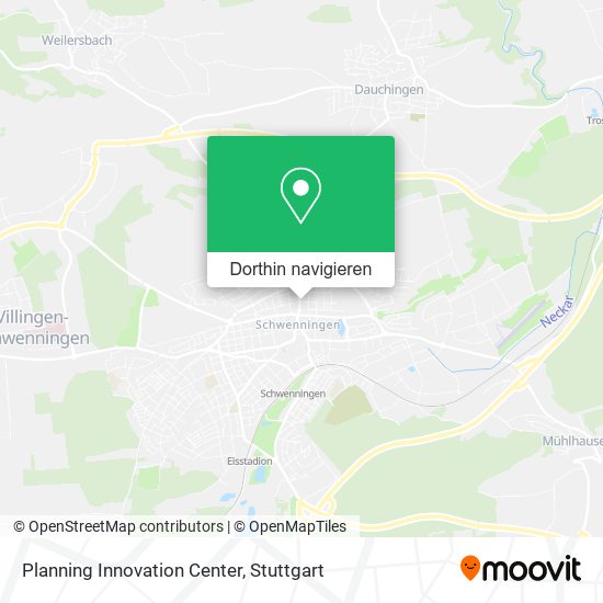 Planning Innovation Center Karte