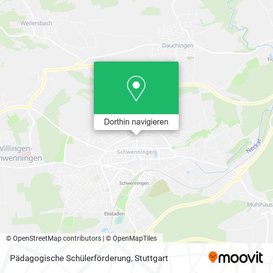 Pädagogische Schülerförderung Karte