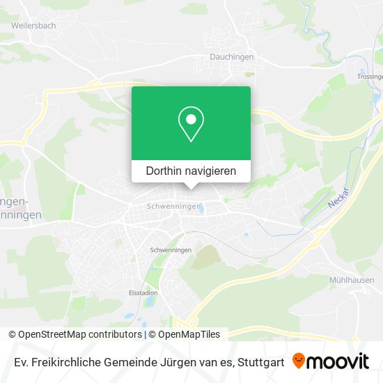 Ev. Freikirchliche Gemeinde Jürgen van es Karte