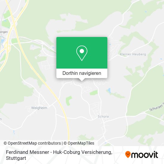 Ferdinand Messner - Huk-Coburg Versicherung Karte
