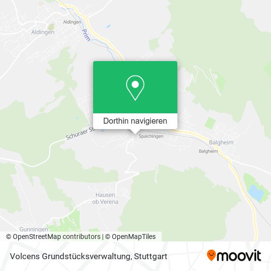 Volcens Grundstücksverwaltung Karte