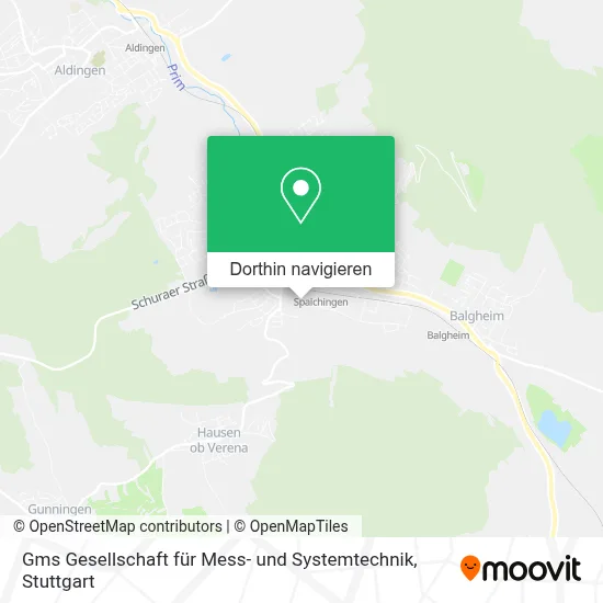 Gms Gesellschaft für Mess- und Systemtechnik Karte