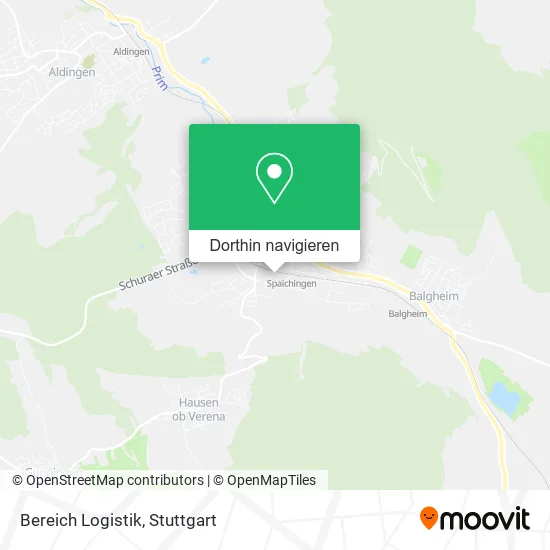 Bereich Logistik Karte