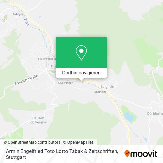 Armin Engelfried Toto Lotto Tabak & Zeitschriften Karte