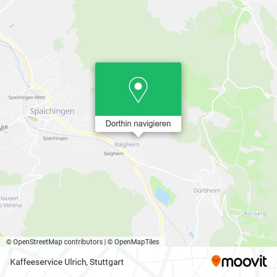 Kaffeeservice Ulrich Karte