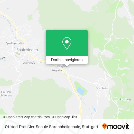 Otfried-Preußler-Schule Sprachheilschule Karte