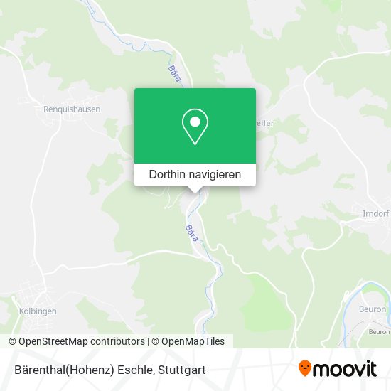Bärenthal(Hohenz) Eschle Karte