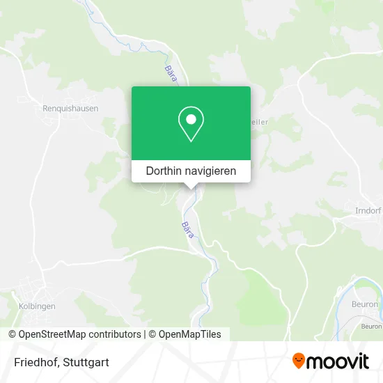 Friedhof Karte