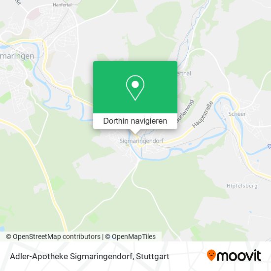 Adler-Apotheke Sigmaringendorf Karte