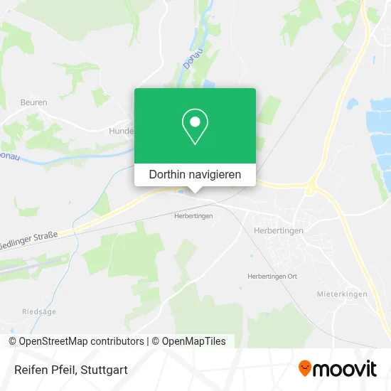 Reifen Pfeil Karte