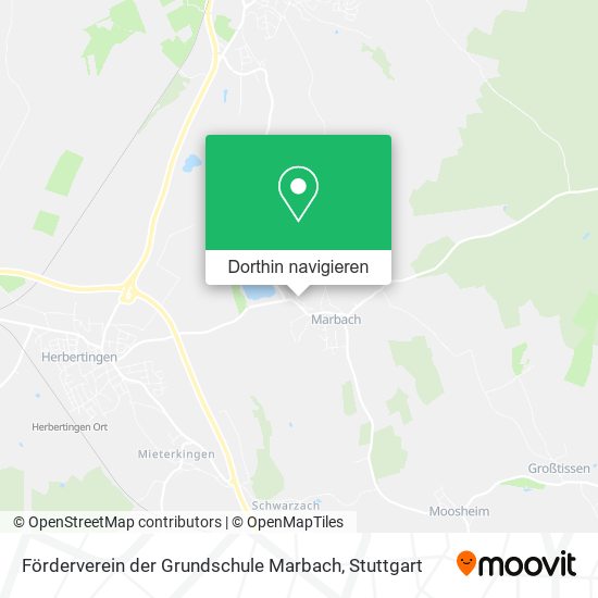 Förderverein der Grundschule Marbach Karte