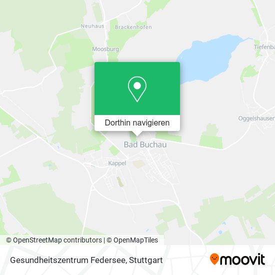 Gesundheitszentrum Federsee Karte