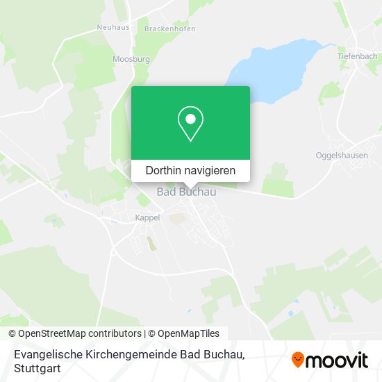 Evangelische Kirchengemeinde Bad Buchau Karte