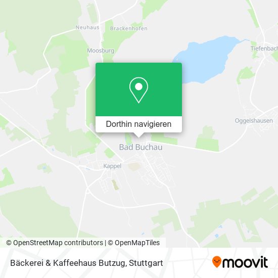 Bäckerei & Kaffeehaus Butzug Karte