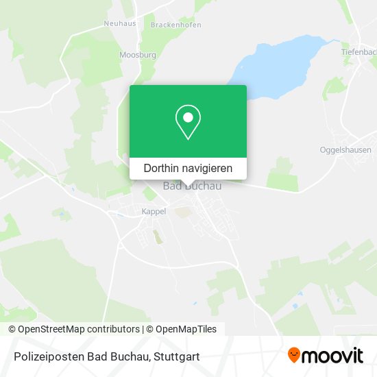 Polizeiposten Bad Buchau Karte