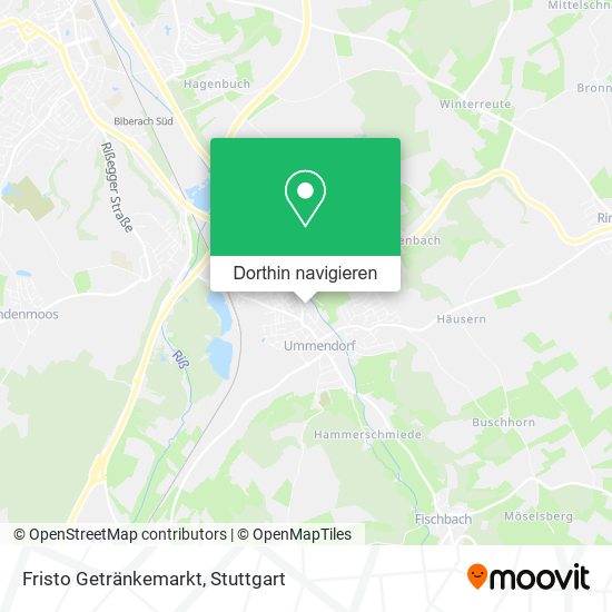 Fristo Getränkemarkt Karte