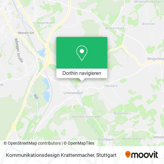 Kommunikationsdesign Krattenmacher Karte