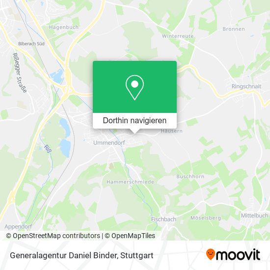 Generalagentur Daniel Binder Karte