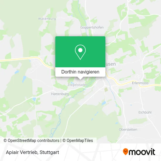 Apiair Vertrieb Karte
