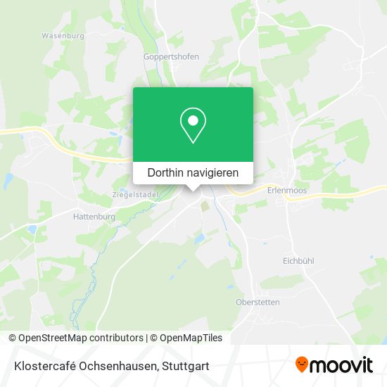 Klostercafé Ochsenhausen Karte