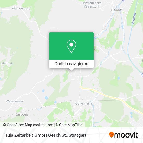 Tuja Zeitarbeit GmbH Gesch.St. Karte