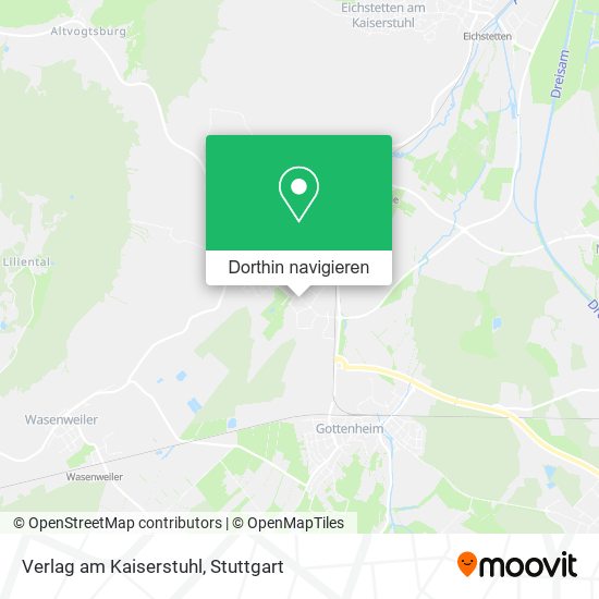 Verlag am Kaiserstuhl Karte