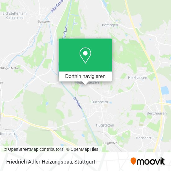 Friedrich Adler Heizungsbau Karte