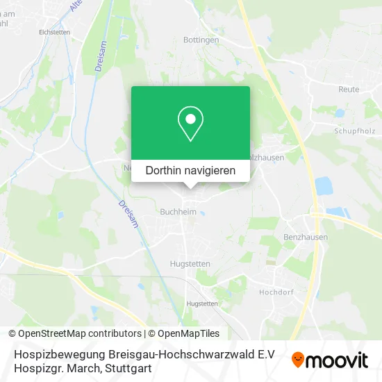 Hospizbewegung Breisgau-Hochschwarzwald E.V Hospizgr. March Karte