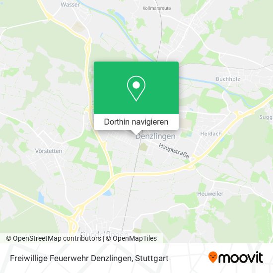 Freiwillige Feuerwehr Denzlingen Karte