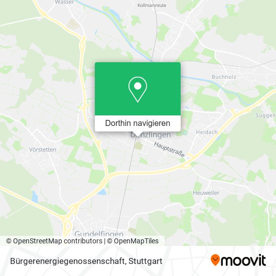 Bürgerenergiegenossenschaft Karte