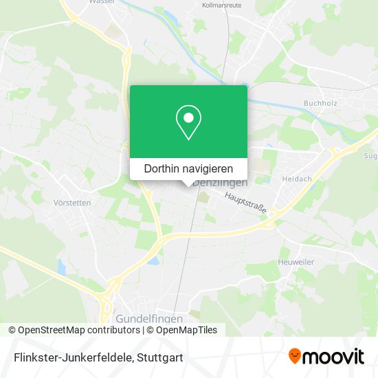 Flinkster-Junkerfeldele Karte