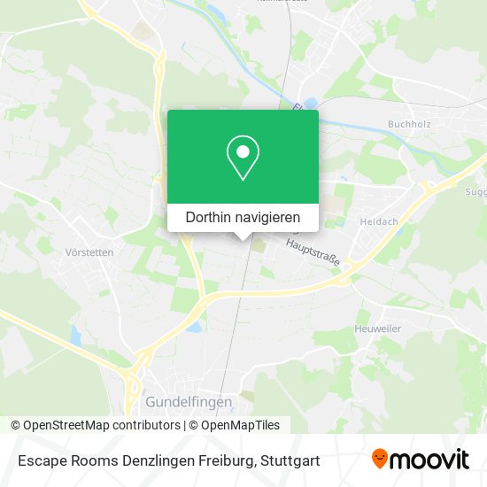 Escape Rooms Denzlingen Freiburg Karte