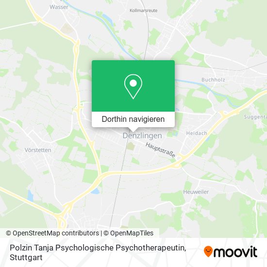 Polzin Tanja Psychologische Psychotherapeutin Karte