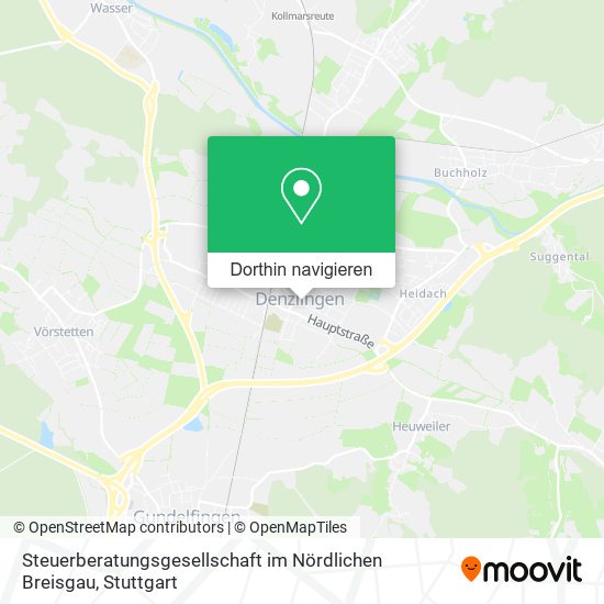 Steuerberatungsgesellschaft im Nördlichen Breisgau Karte