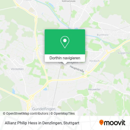 Allianz Philip Hess in Denzlingen Karte