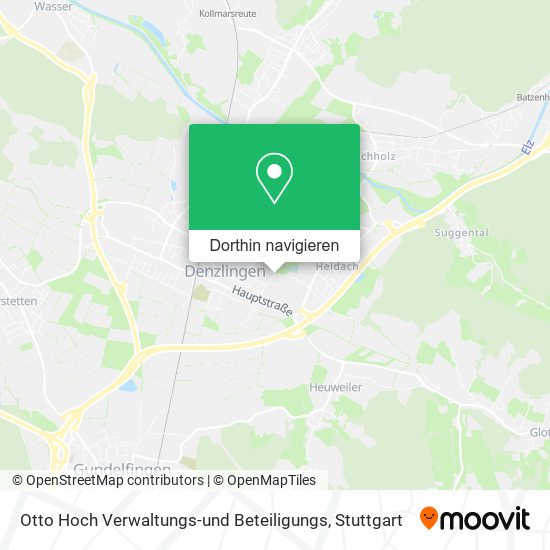 Otto Hoch Verwaltungs-und Beteiligungs Karte